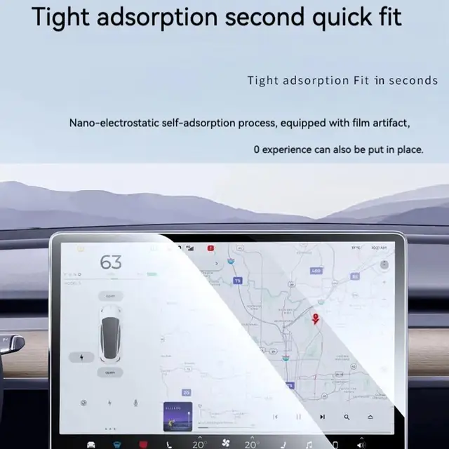 테슬라 모델 3 및 Y의 대시보드 터치 스크린을 보호하는 최적의 솔루션