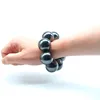 Pulsera de cuentas redondas grandes y magnéticas fuertes de 30mm, piedra para aliviar el estrés, hematita Natural, regalo de decoración del hogar DIY 1