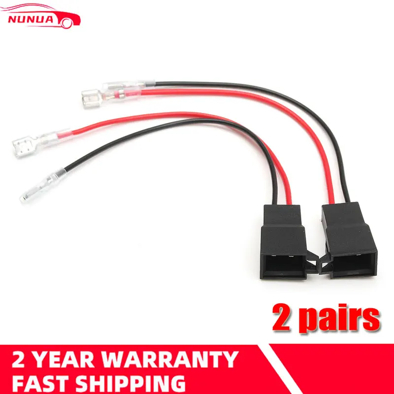 스피커 어댑터 플러그 커넥터 와이어, 자동차 스피커 오디오 어댑터 와이어, 푸조 206, 시트로엥 C2 1999-2015 PC2-821, 2 쌍