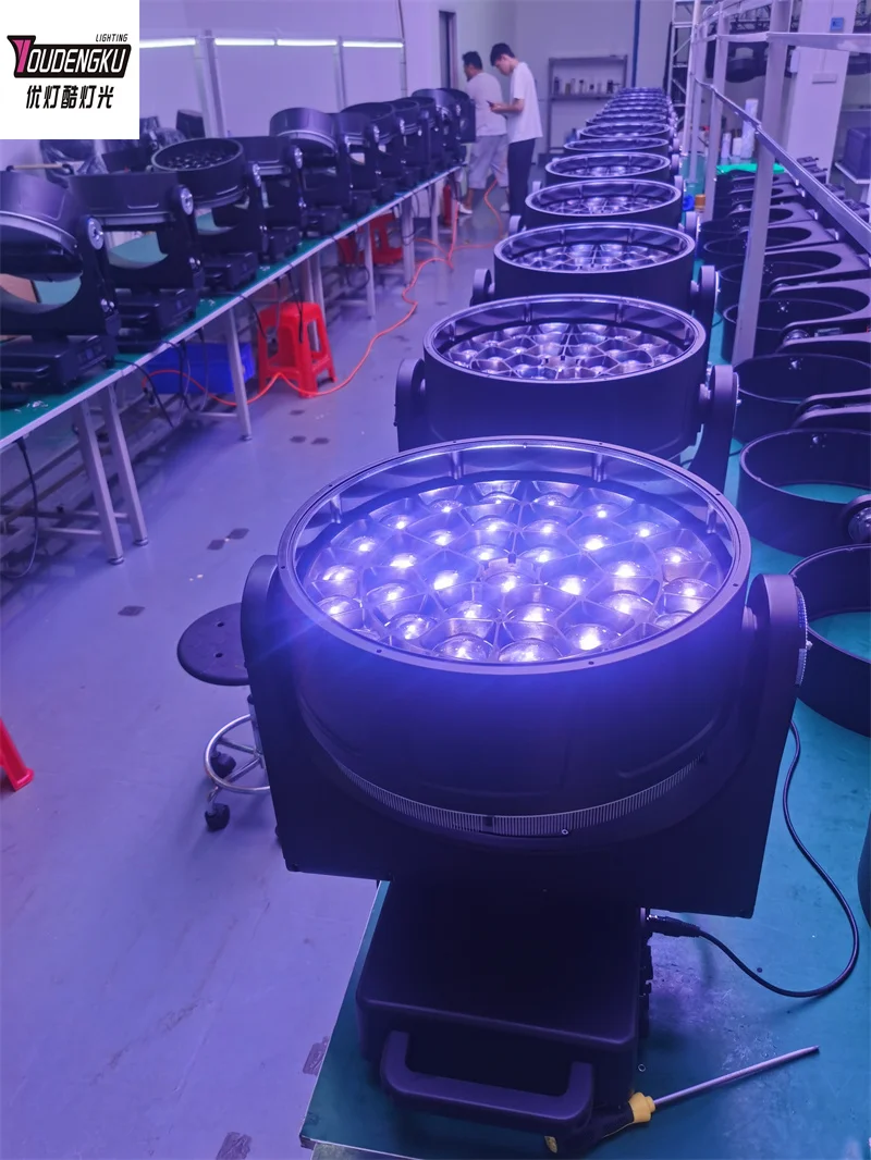 4 pieces Outdoor bee eyes LED Beam & Wash Fixture 37*40w led zoom moving head be
