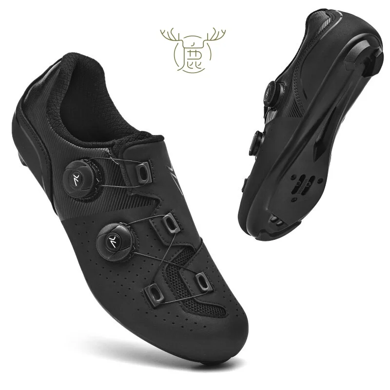 Road Cycling Shoes, Men's Speed Cycling Sports Shoes, Women's Shoes Which Are Bicycle Competition Shoes With Cleats.