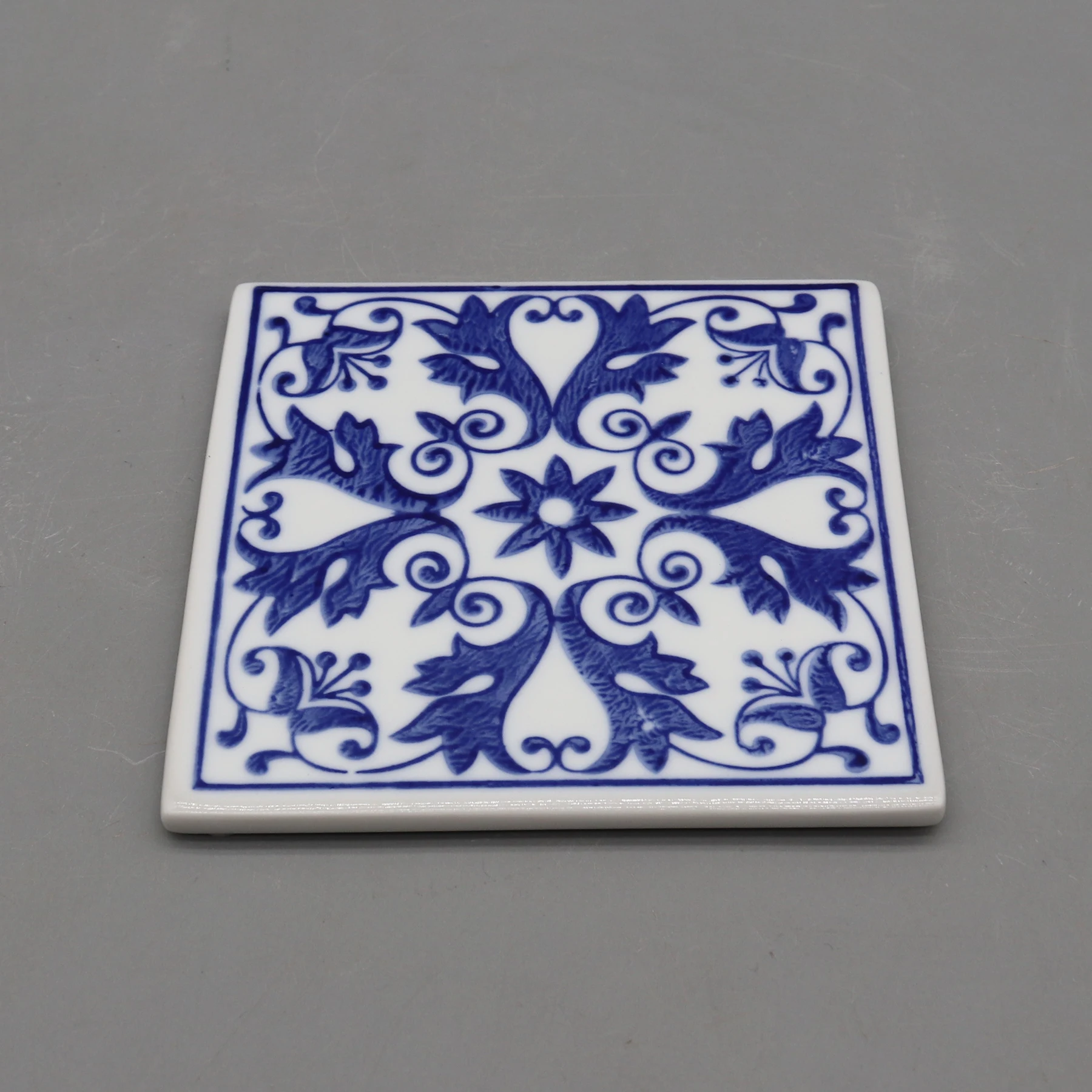 How to Decorate Plain Ceramic Tile Coasters - Bluesky at Home