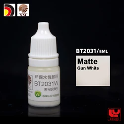 Professional 5ml Water - Based Matte Acrylic Paint - Non - Toxic Art Pigment for Handmade Creations and Hobbies (Matte  White)