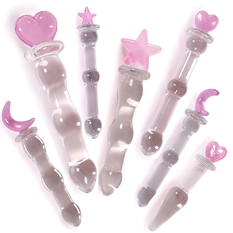 Magic Wand Crystal Penis Super Huge Big Dildo Sex Toys for Woman Sex Products Female Masturbation Glass Dildo Goods for Adults