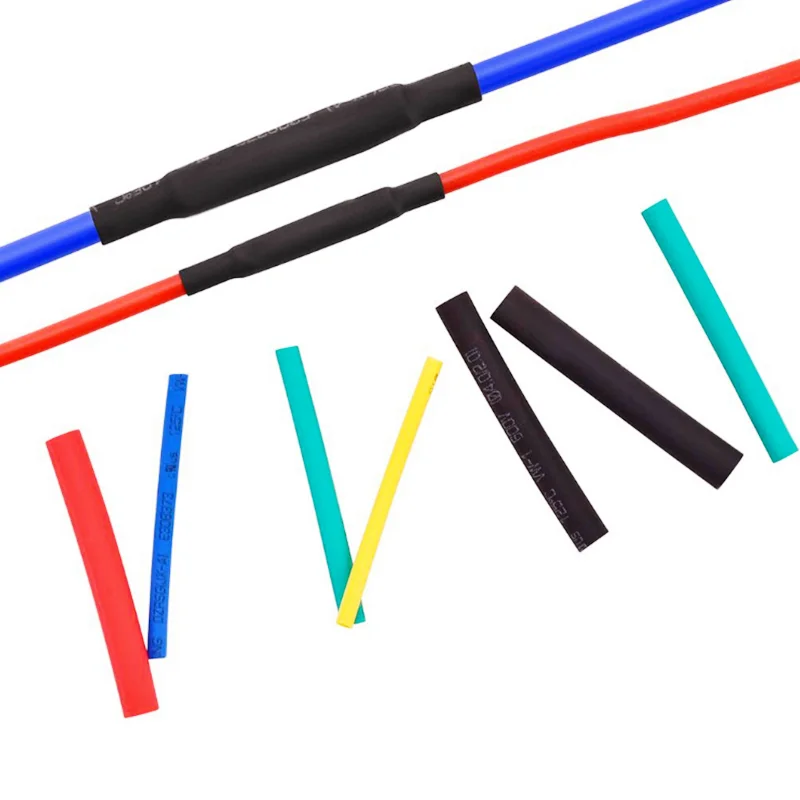 Heat Shrink Tube Heat Shrink Tubing Heat Shrink Tube Kit Heat Shrink Cable Sleeve 127-530 PCS Polyolefin Shrinking Assorted Heat Shrink Tube Wire Cable Insulated Sleeving Tubing Set 2:1 Waterproof Pipe Sleeve