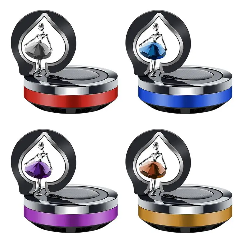 

Solar powered Car Air Freshener auto dashboard decorative Aroma Diffuser Energy Saving Solar Dancer car interior fragrance