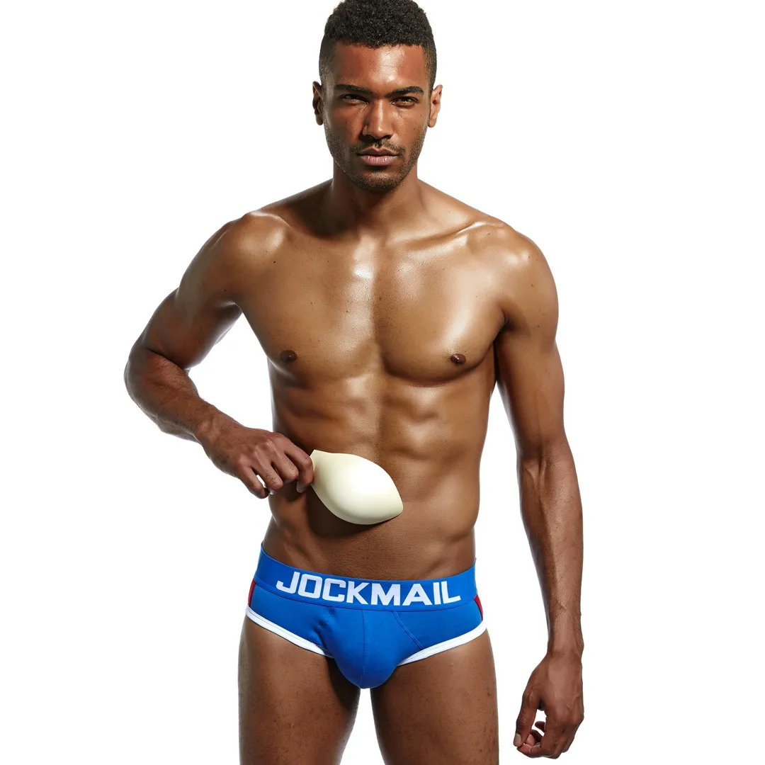 Mens Underwear Briefs Mens Padded Underwear Panties With U Pouch Pad