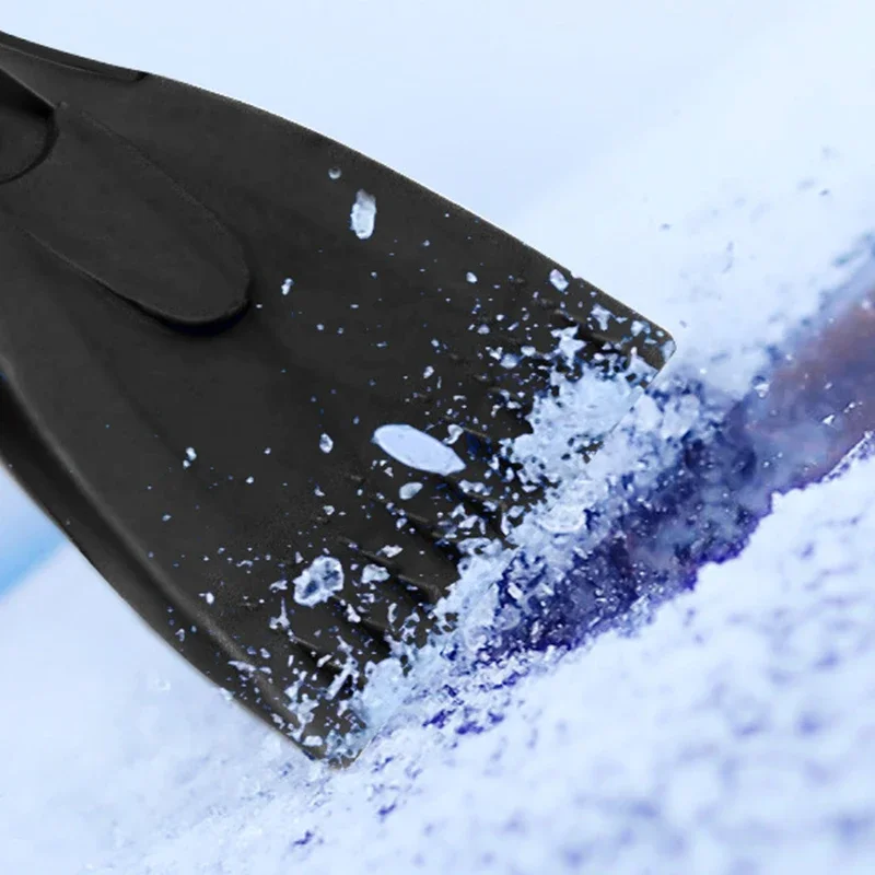 Portable Car Ice Scrapers Winter Car Windshield Snow Brush Soft Non-slip Handle Ice Scraper Snow Shovel Removal Accessories