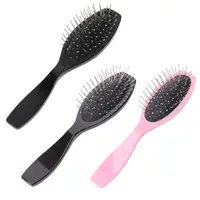 Professional Anti Static Steel Comb Brush For Wig Hair Extensions Training 1