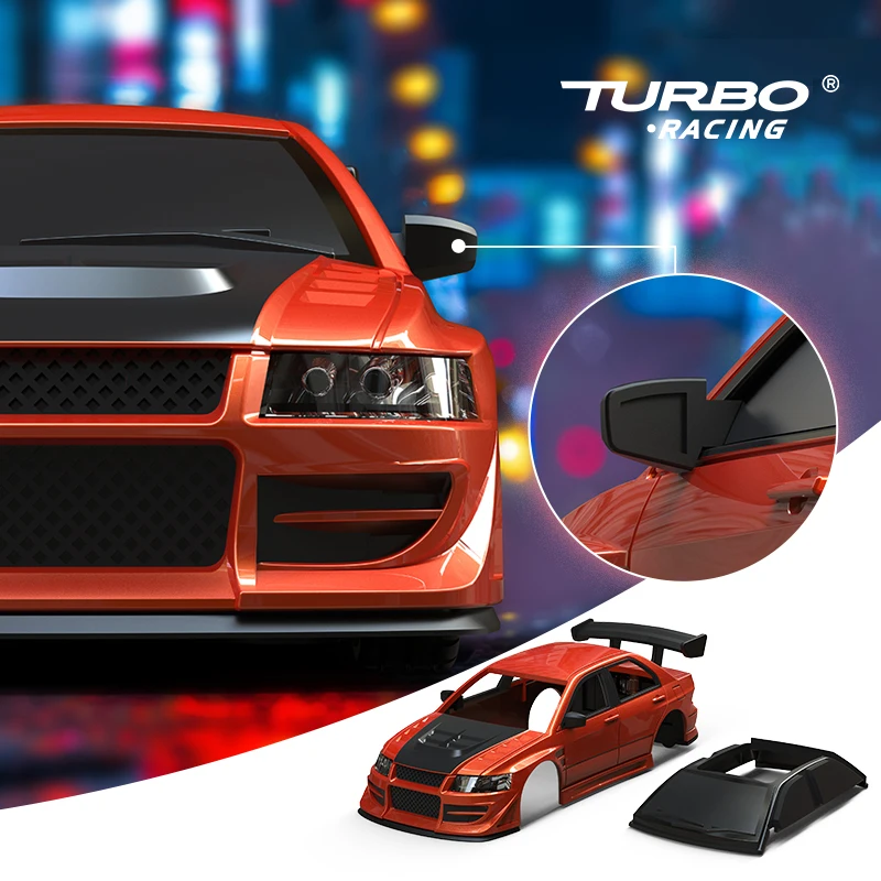 Turbo Racing 1:76 Αυτοκίνητο RC 2.4GHz - Μίνι Αγωνιστικό Αυτοκίνητο