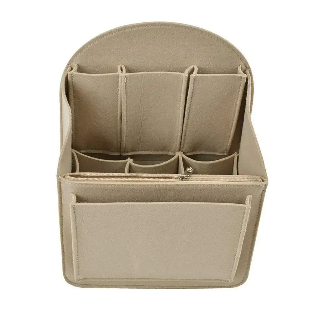 Tragbarer Rucksackeinsatz, kleine Tasche, Kosmetiktaschen, Make-up-Organizer, Innen-Reisetasche, Trennwand, Umhängetasche, passend für verschiedene Taschen – Detail 4