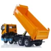 Toys 8X8 LESU 1/14 RC Hydraulic Dump Truck Cars Light Sound Systems Remote Control Tipper Dumper Painted Gift for Boys THZH1711 6