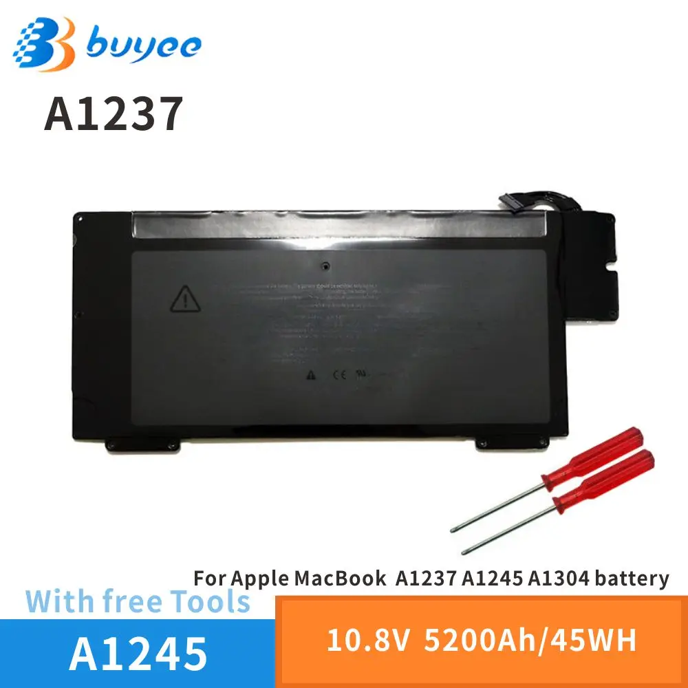 

New A1245 Laptop Battery For Apple Macbook Air 13"A1237 A1304 Notebook Smart Series 7.4V 40Wh Portable Spare Free Tools