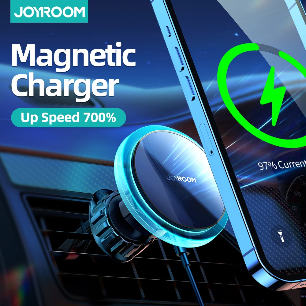 Joyroom Car Phone Holder Wireless Charger For iPhone 14 13 12 Pro Max Fast Charging Car