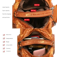 Black Y2k Women Shoulder Bag Vintage Punk Goth Fashion Designer Pu Leather Tote Bag Large Capacity Rivet Motorcycle Handbag - Image 5