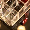 9/24/36/40 Grids Makeup Organizer Box Transparent Make Up Jewelry Holder Home Desk Lipstick Cosmetics Storage Boxes Accessories 5