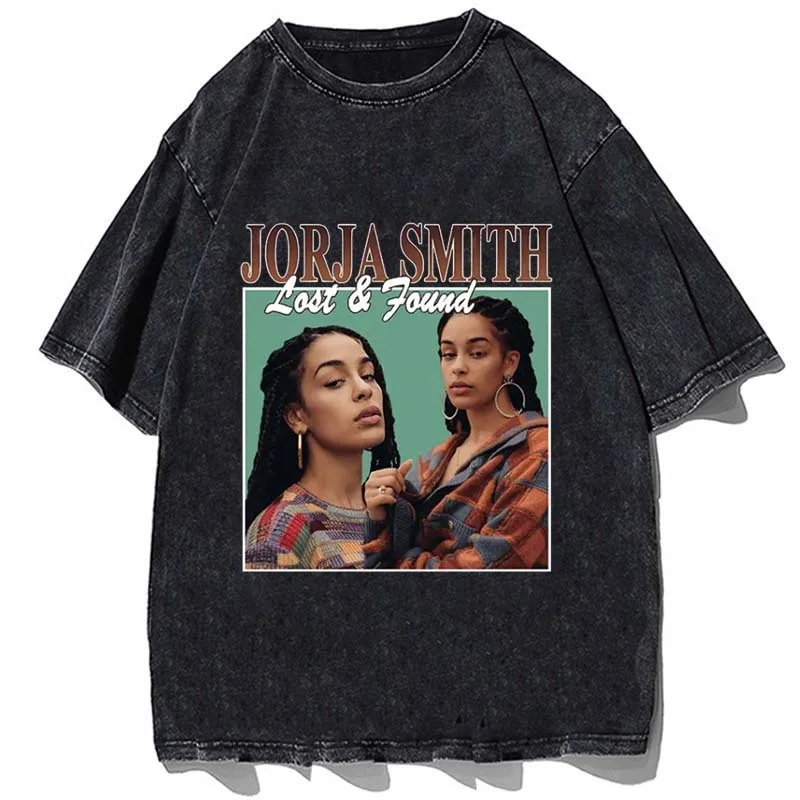 

Jorja Smith T Shirt Rap Rnb Hip Hop Lovers T-Shirt Vintage Cotton Oversize Tshirt Summer Men Casual Short Sleeves Tees Tops