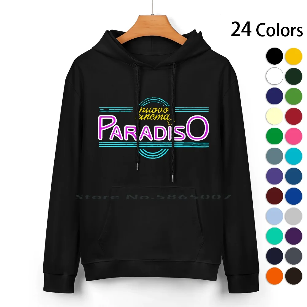 

Nuovo Cinema Paradiso Pure Cotton Hoodie Sweater 24 Colors Cinema Paradiso Foreign Film Salvatore Toto 100% Cotton Hooded