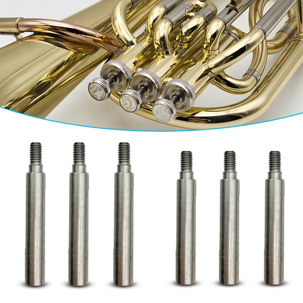 3pcs Medium Tone Key Lever/Upper And Lower Horn Button Lever Tenor Horn Baritone Vertical Key Rod Hall Connect Rod Brass Parts For Brass Musical Parts