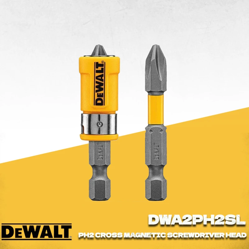 DEWALT DWA2PH2SL 피벗형 마그네틱 필립스 비트 슬리브 세트 PH2 스크루드라이버 비트(임팩트 드라이버 드릴용) 전동 공구 액세서리