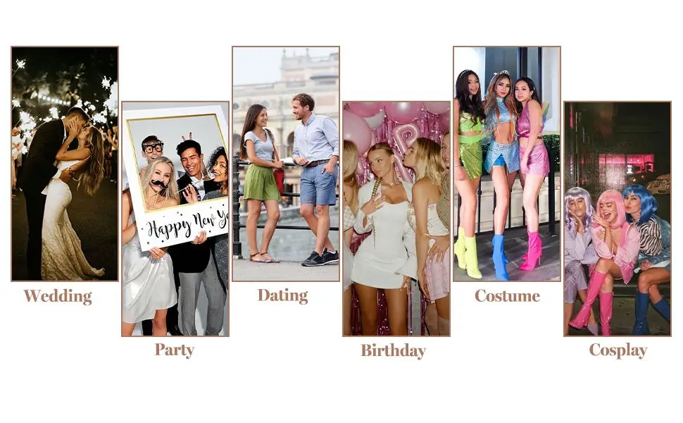 Long Black Straight Wigs for Women Dark Daily Wig Synthetic Wigs with Bangs Heat Resistant Fiber Natural Looking Hair_voghion.com