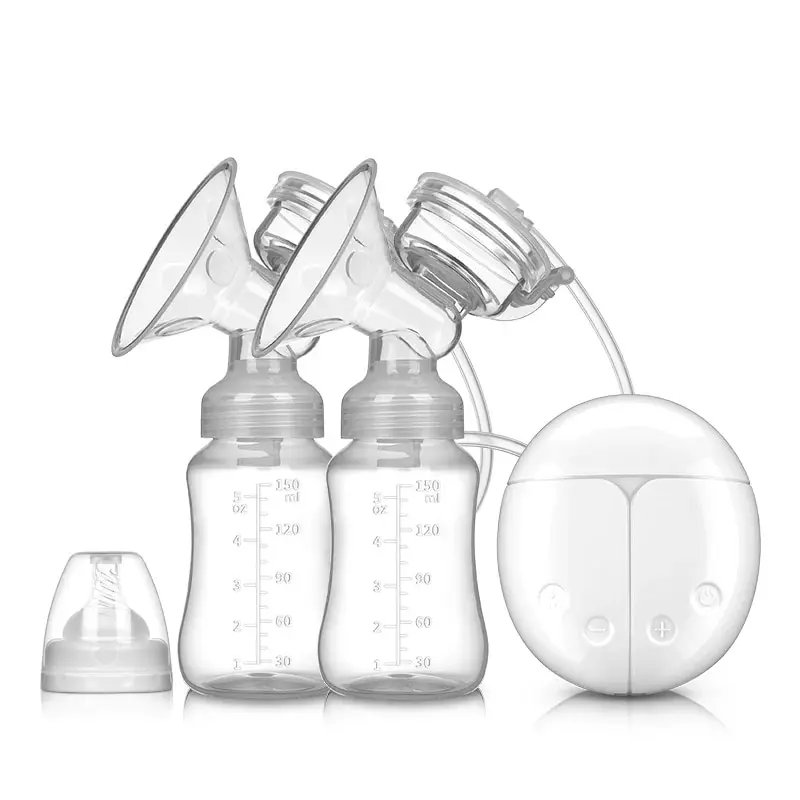 New Electric Double Breast Pump USB BPA Free Breast Pumps Baby Feeding With Nursing Pads and Milk Storage Gift Set breast pump