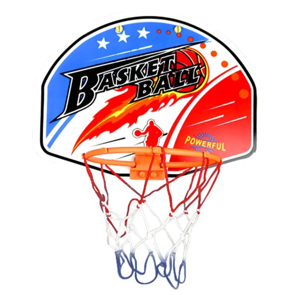 

No Hole Punching Basketball Basket Hoop Toys Inflatable Plastic Toy Hanging Backboard Hanging Basket Box