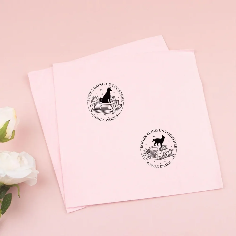 50 pcs Personalized Wedding Napkins,Gold Foil Wedding Napkins,Monogram Cocktail Napkins