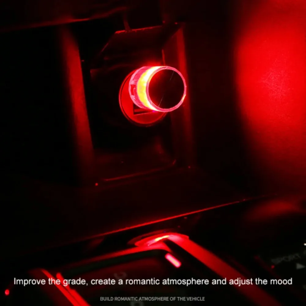 Vibrant LED USB Car Interior Light – Multicolor Ambient Glow