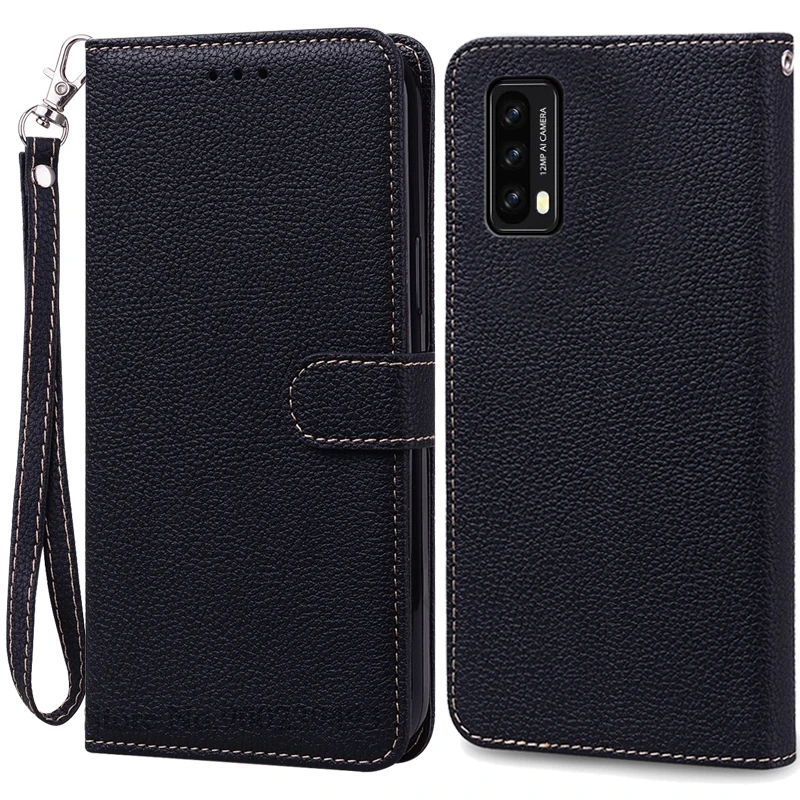 Elegant Wallet Flip Leather Book Case with Soft Silicone Shockproof Cover - Blackview A90