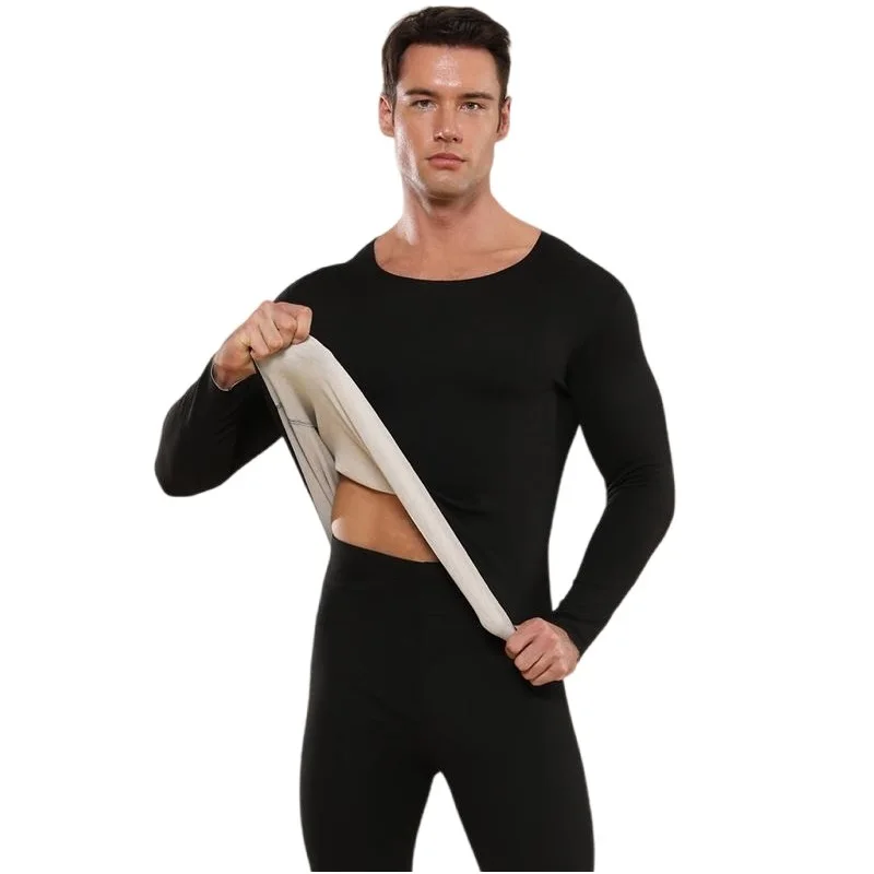 Thermal Underwear Men Winter First Base Layer Sets Traceless Long Johns Male Clothes Elastic Soft Material pajamas