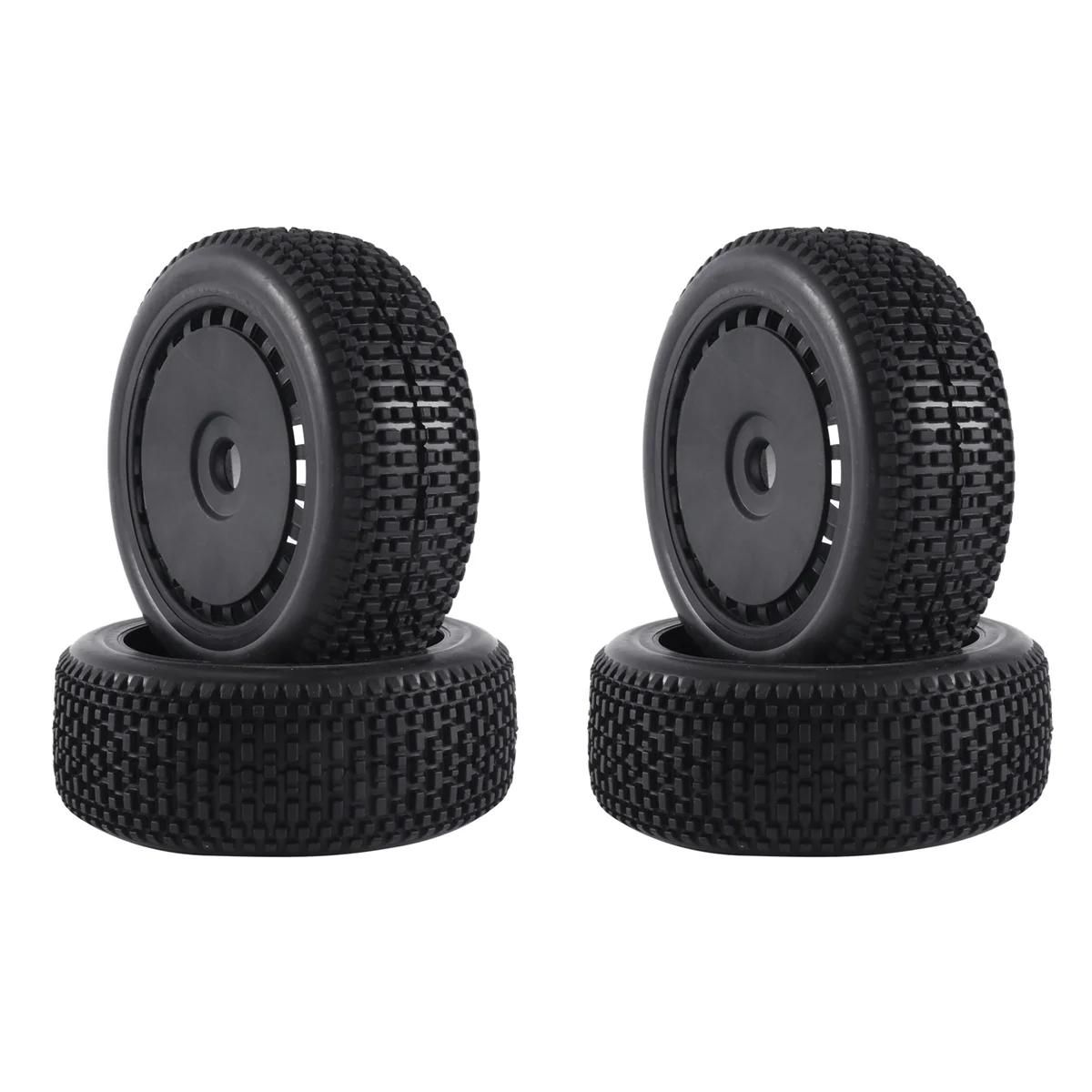 

4Pcs 116Mm 1/8 RC Off-Road Tires Wheel 17Mm Hex for ARRMA Redcat Team VRX WR8 Hobao 116 x 4 m,2