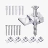 Install Mirrors with Ease 20 Sets of Mirror Holder Clips Kit Includes Screws and Anchors for Convenient Mounting 3