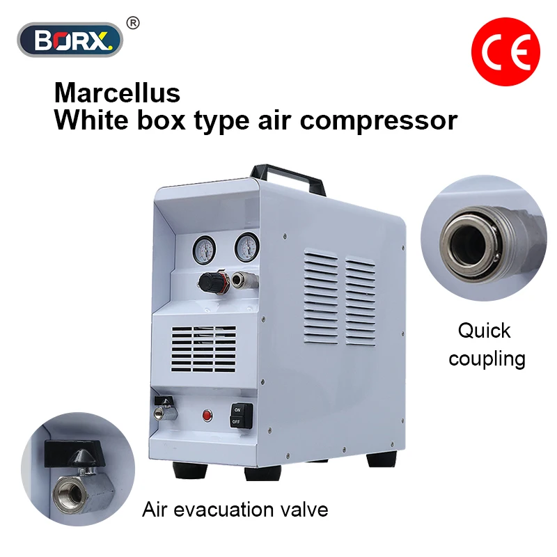 

380W 550W 750W 1400W 220V air compressor, woodworking spray paint flush air pump small oil-free silent compressor