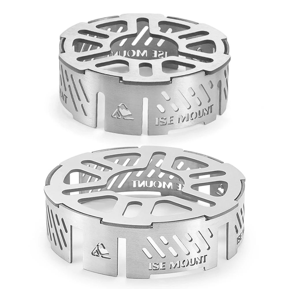 Outdoor Camping Stoves Shield Mini Windproof Ring Wind Deflectors Stove Windshield Stainless Steel Gas Picnic Cookers