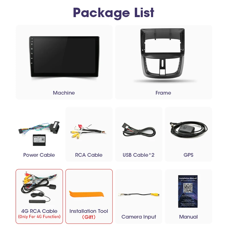 2 Din Android Auto Radio Drahtlose CarPlay Android Auto Unterstützung Backup Kamera DSP GPS BT WiFi Für Peugeot 207 CC 207CC 2006-2015 – Detail 25