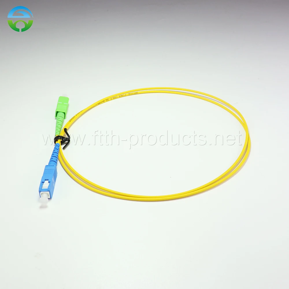 10 Pc Patch Cord Sc/Apc-Sc/Upc Sm Simplex G652D Lszh Sx 3.0