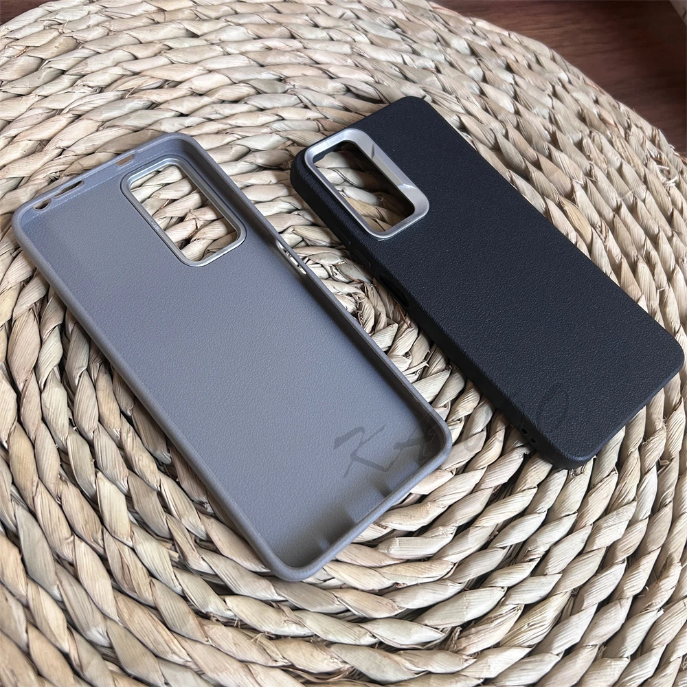 Leather Skin Soft TPU Slim Shockproof Phone Case Cover