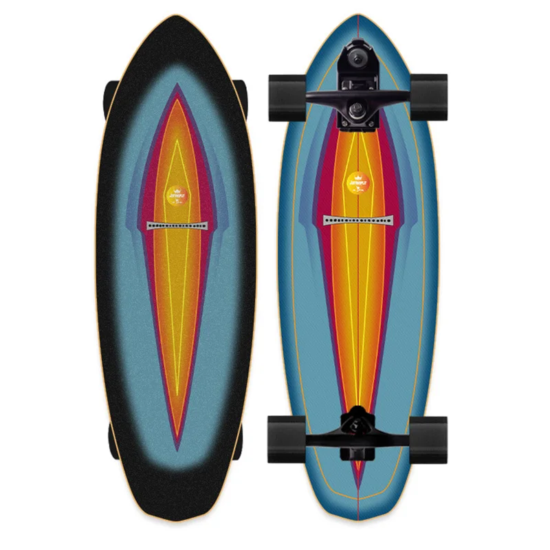 2022 82Cm Professionele S7 P7 Carver Surf Land Skateboard Zeer Gladde Esdoorn Professionele Land Surfboard Grote Vis Board