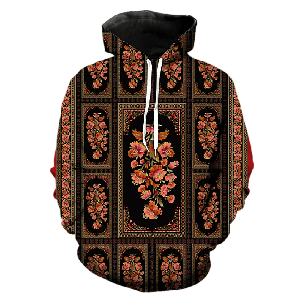 

Persian Style Pattern Men's Hoodies Teens Streetwear 2022 Hot Sale Hip Hop Spring Unisex Casual With Hood Jackets 3D Print Cool