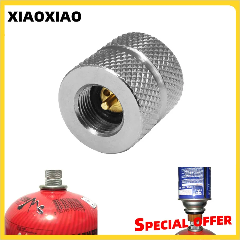 Outdoor Camping Butane Stove Gas Refill Adapter Cartridge Gas Nozzle