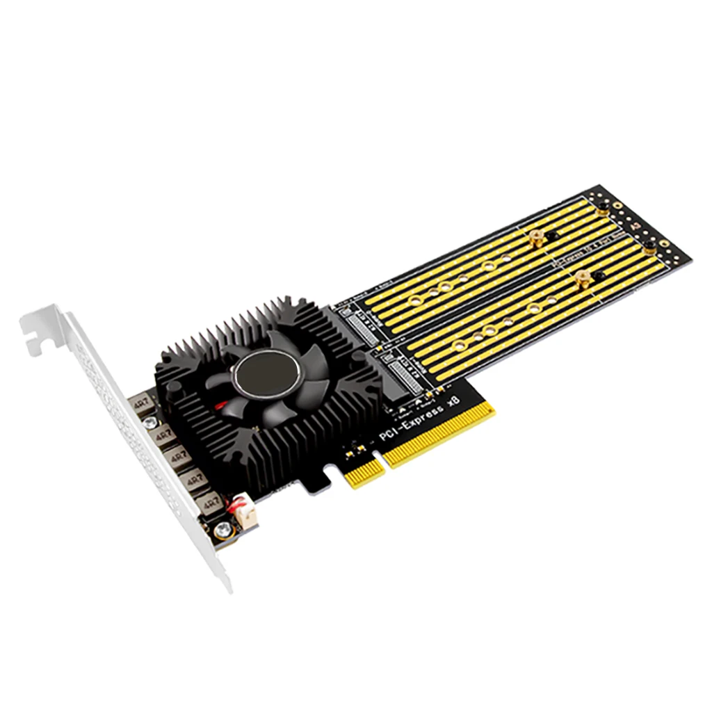 4ポート NVMe拡張カード 分岐不要 SU-EM5204(A2) 10 16 64GT/S PCI-E 3.0 X4 32 64/S PCI-E 3.0 X8 to 4 Ports M