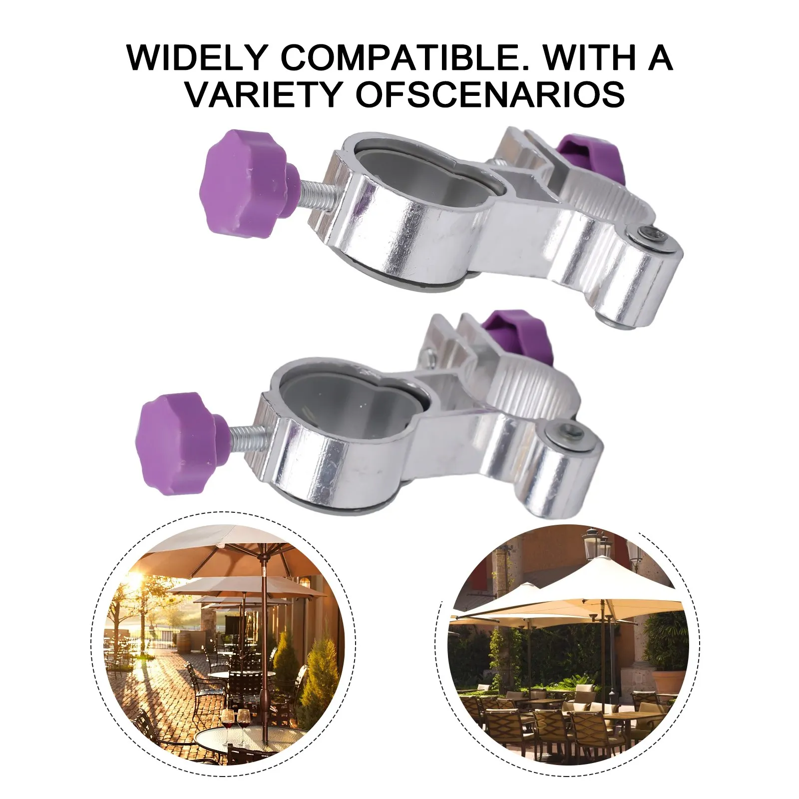 Fixed Clip Brackets Mount Accessories Install Fishing Chair Umbrella Stand Angling Chair Aluminum Alloy Folding Umbrella Frame folding umbrella