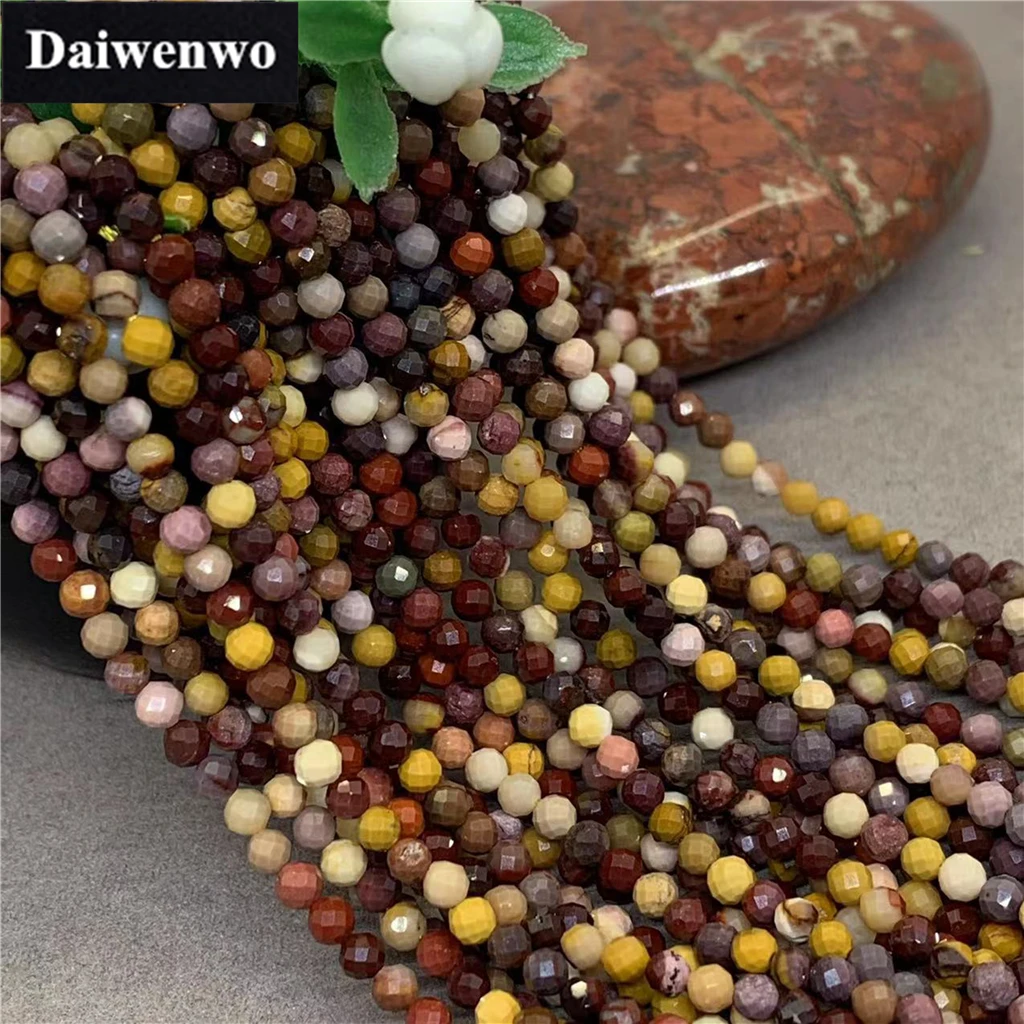 

Natural Stone New Moukaite Faceted Beads Small Size 2/3/4mm DIY for Jewelry