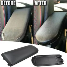 

Car Interior Center Console Arm Rest Lid PU Cover Armrest Cover Latch Protector Parts Without Drilling For Seat Ibiza 6J 09-16