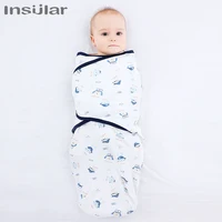 INSULAR 1pc Baby Swaddle Wrap Soft Cocoon Baby Blankets Newborn Swaddle Wrap  Warm Cotton Baby Bedding Blanket 1