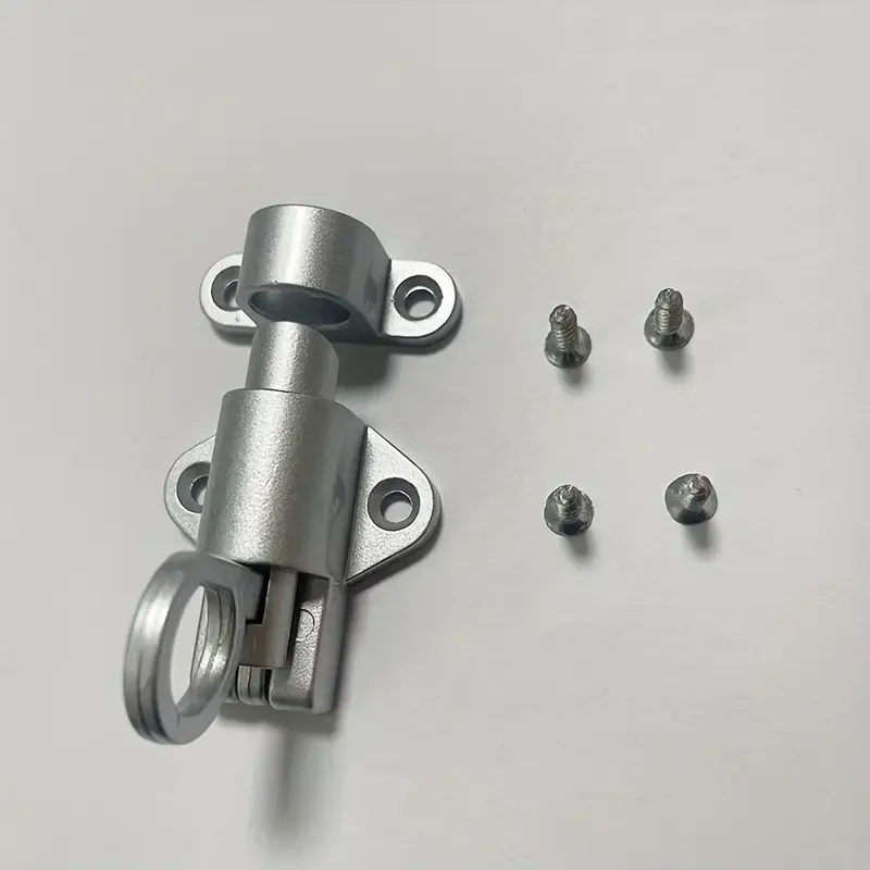Door latch 1Pc spring automatic self-closing with safety pull ring