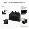 Tactical Triple Magazine Pouch Molle Admin Pouch Open Top Mag Bag Waist Pouch Compact EDC Bag Hunting Mag Holster Bag 3