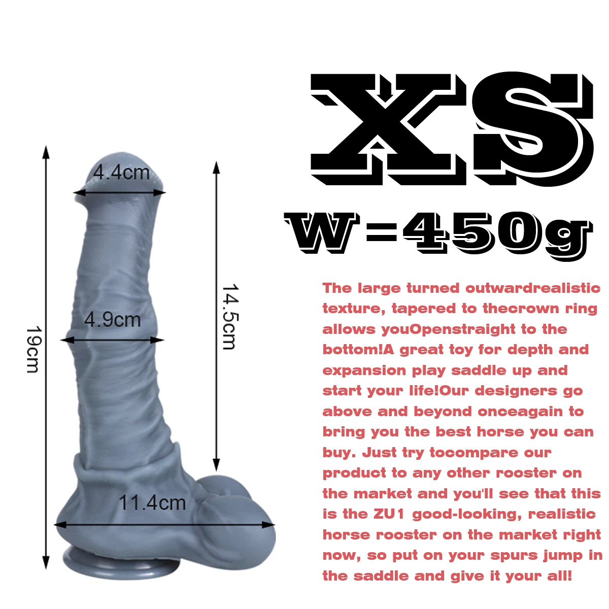 Consolo Realista Cavalo Dilatador Dildo Equino Horse Desire