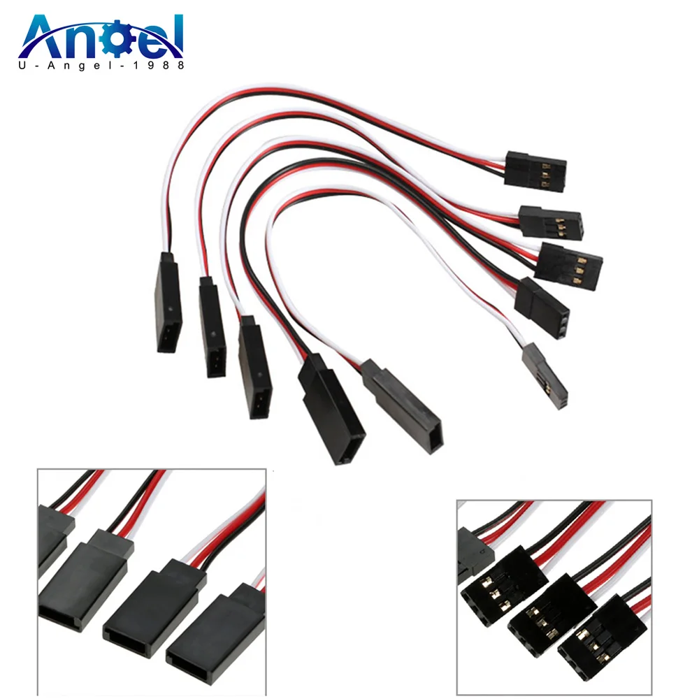 

10pcs/lot 10CM 15CM 30CM 50CM 100CM RC Servo Extension Cord Cable Wire 150mm Lead JR Wholesale